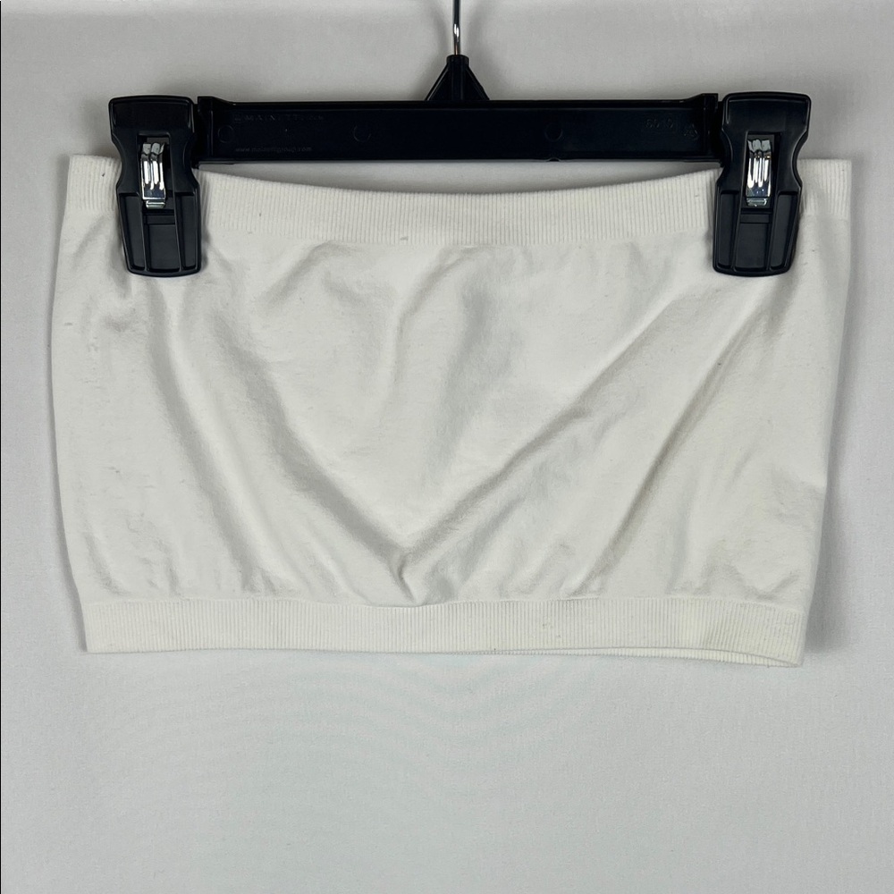 White‎ Strapless Bandeau Top